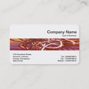Middle Band - Abstract Metal Structure Business Card