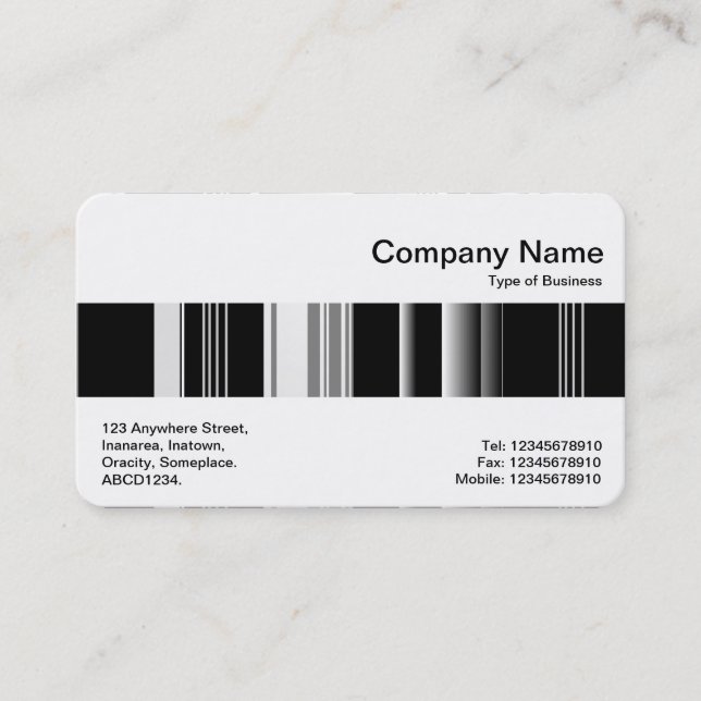 Middle Band - Codex 02 Business Card (Front)
