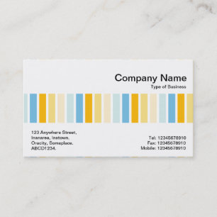Middle Band - Colour Sripes 02 Business Card
