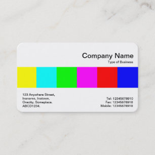Middle Band - Colours Business Card