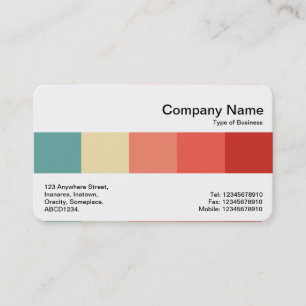 Middle Band - Colours Business Card