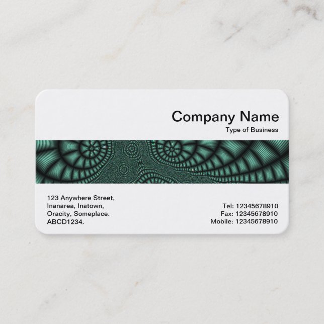 Middle Band - Fractal 01 Business Card (Front)