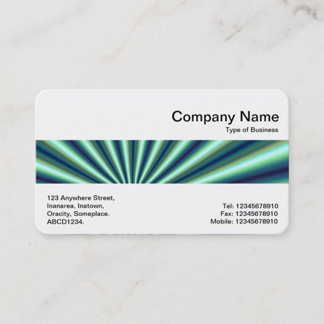 Middle Band - Fractal 04 Business Card (Front)