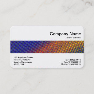 Middle Band - Glass Texture Abstract Business Card