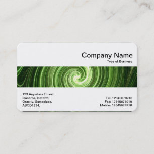 Middle Band - Green Vortex Business Card