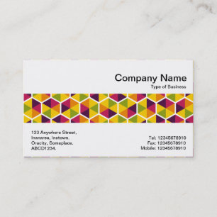 Middle Band - Hexagonal Pattern 01 Business Card