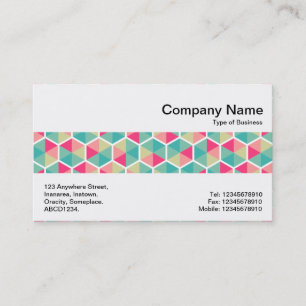 Middle Band - Hexagonal Pattern 02 Business Card