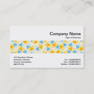 Middle Band - Hexagonal Pattern 03 Business Card