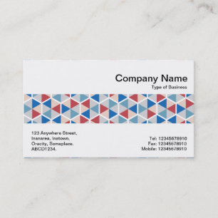 Middle Band - Hexagonal Pattern 05 Business Card