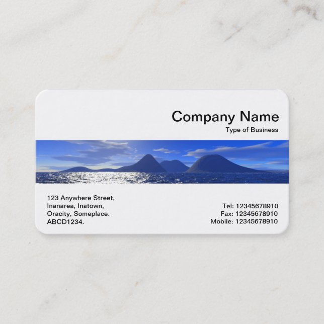 Middle Band - Islands Business Card (Front)