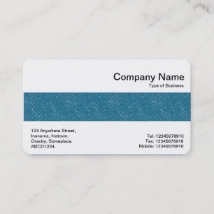 Middle Band - Light Blue Denim Business Card