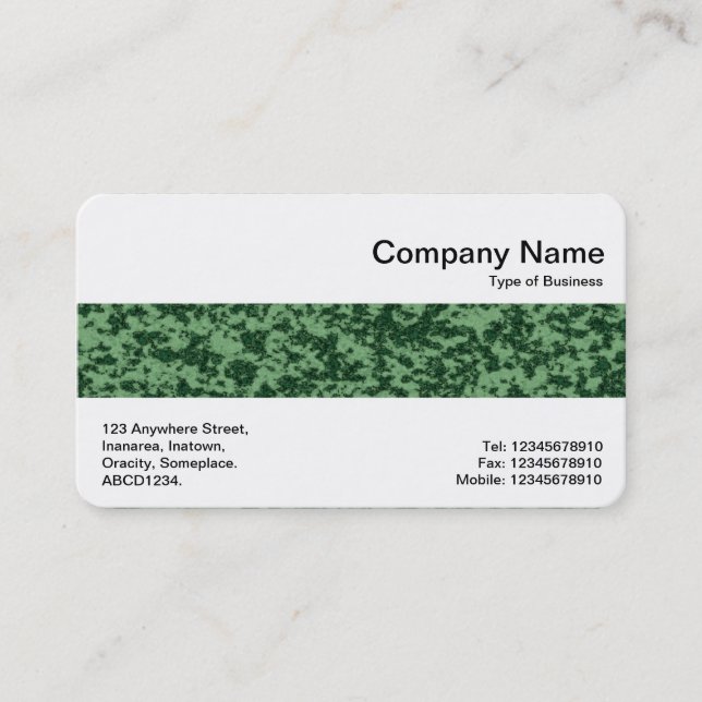 Middle Band - Malachite Business Card (Front)