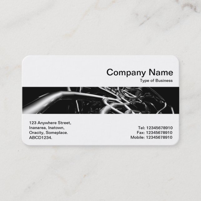 Middle Band - Metal Structure Business Card (Front)