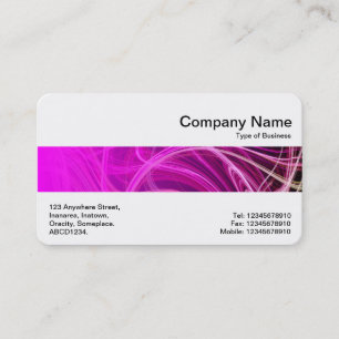 Middle Band - Pink Smoke 02 Business Card