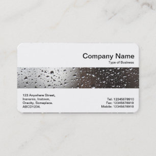 Middle Band - Rain on a Window Business Card