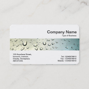Middle Band - Rain on my Window Business Card