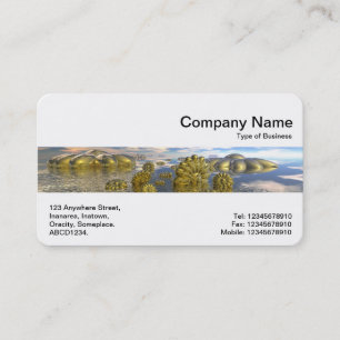 Middle Band - Sea of Golden Flowers Business Card