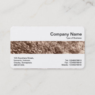 Middle Band - Sepia Leaves Business Card