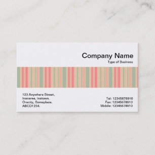 Middle Band - Stripes 310515 (05) Business Card