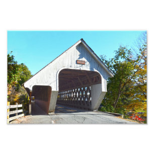 Middle Bridge, Woodstock, Vermont Photo Print
