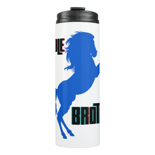 Middle Brother Horse Rearing Thermal Tumbler (Front)