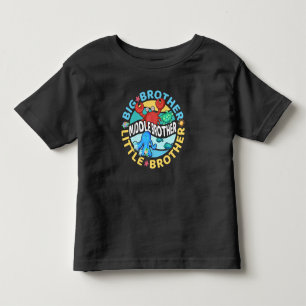 Middle Brother is a Big and Little Brother Toddler T-Shirt