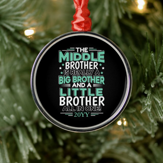 Middle Brother New Big Brother Metal Tree Decoration (Tree)