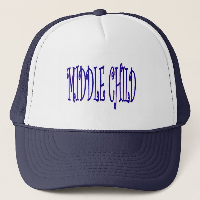 Middle Child Blue and White Cap (Front)