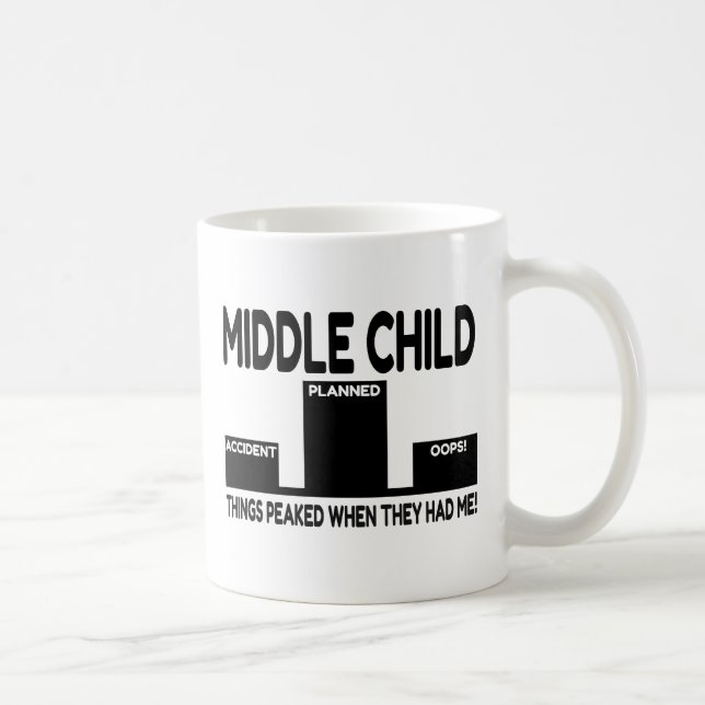 Middle Child Joke Coffee Mug (Right)