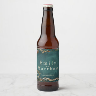 Middle-earth Majesty Wedding Beer Bottle Label