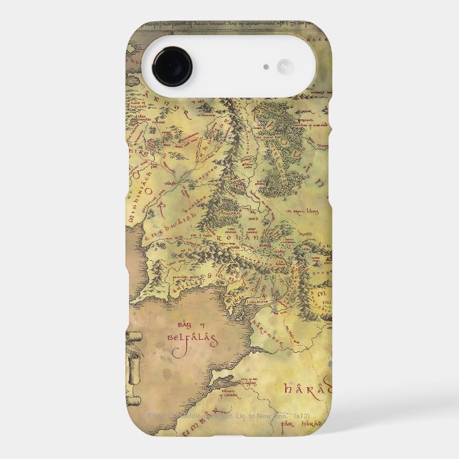 MIDDLE EARTH™ Map iPod Touch Case-Mate Case (Back)
