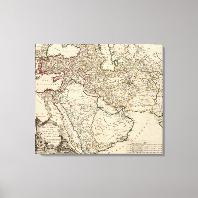 Middle East 4 Canvas Print (Front)