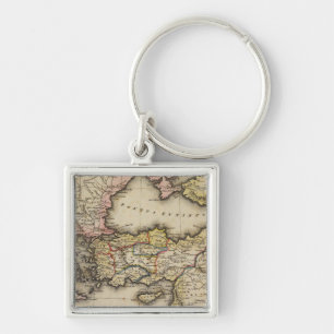 Middle East Atlas Map Key Ring