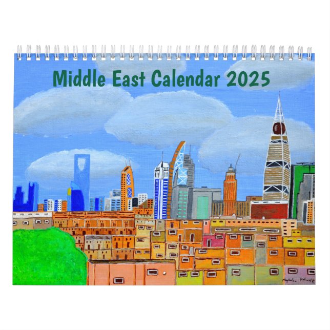 Middle East Calendar 2025 (Cover)