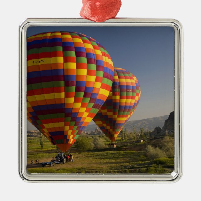 Middle East central part of Turkey in Cappadocia Metal Tree Decoration (Front)