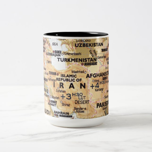 Middle East Map Mug (Center)