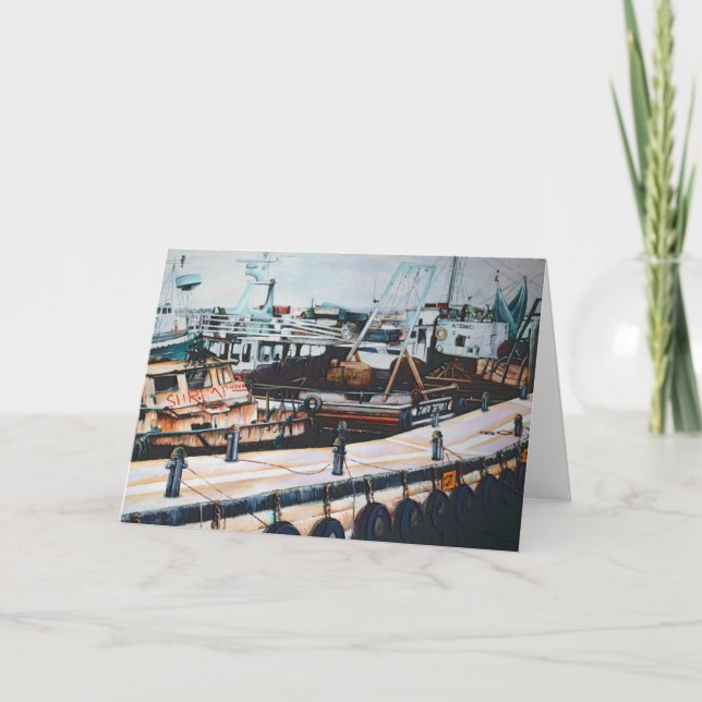 Middle East Martine Jaffe, Israel Greeting Card (Front)