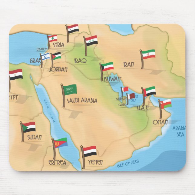 Middle East Mouse Mat (Front)