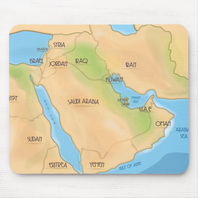 Middle East Mouse Mat (Front)