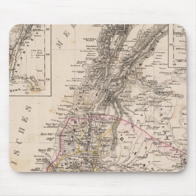 Middle East, Palestine Mouse Mat (Front)