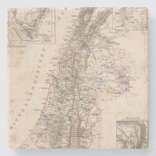 Middle East, Palestine Stone Coaster