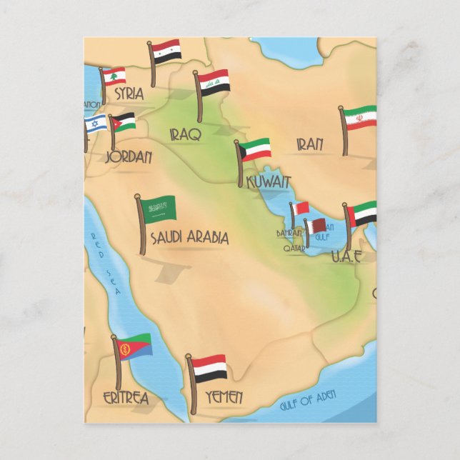 Middle East Postcard (Front)