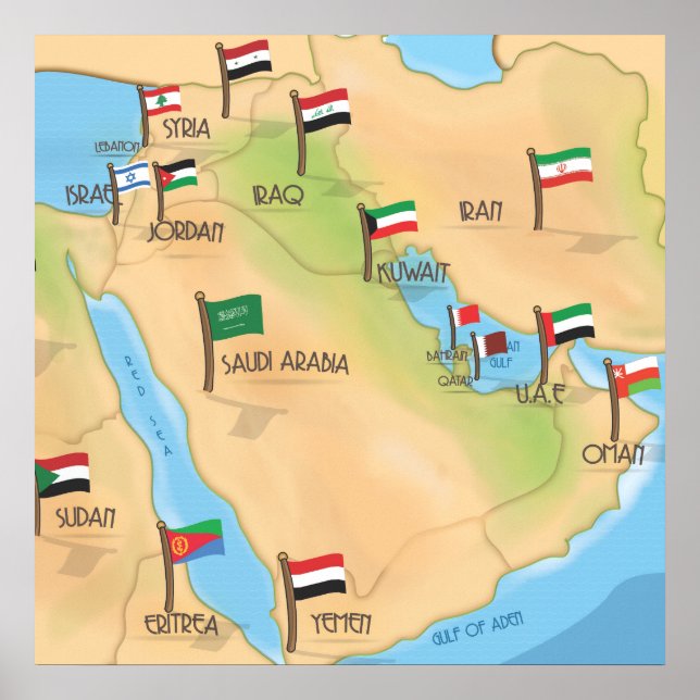 Middle East Poster (Front)