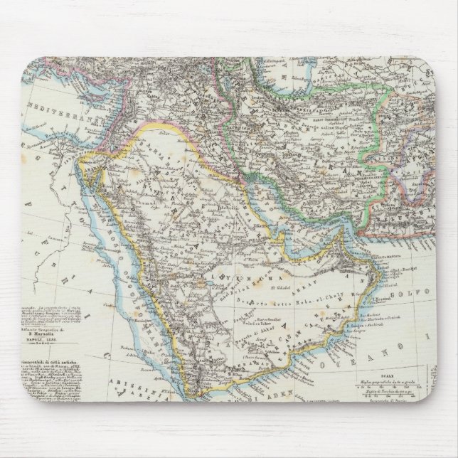 Middle East, South Asia Mouse Mat (Front)