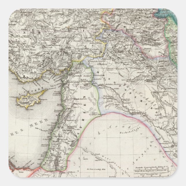 Middle East Square Sticker (Front)