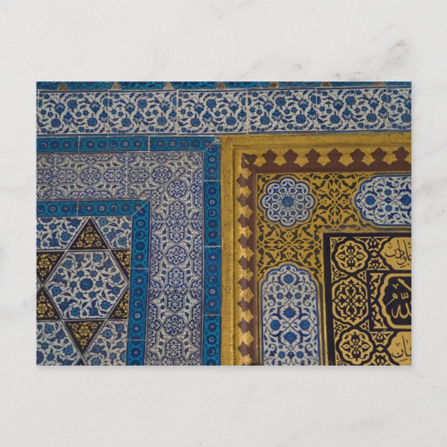 Middle East Turkey and city of Istanbul with the Postcard (Front)