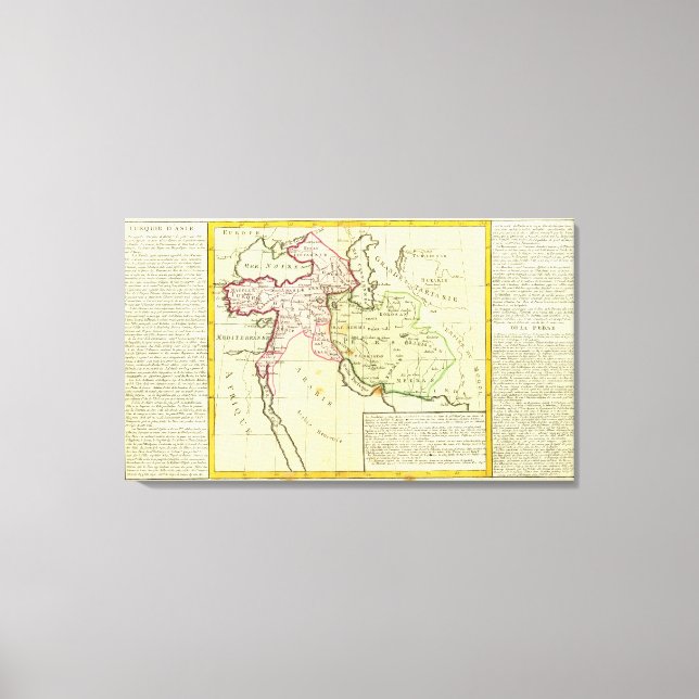 Middle East, Turkey, Iran Canvas Print (Front)