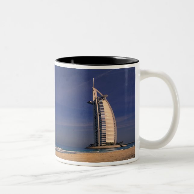 Middle East, United Arab Emirates, Dubai, Burj Two-Tone Coffee Mug (Right)