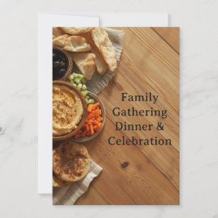 MIDDLE EASTERN dinner invitation postcard