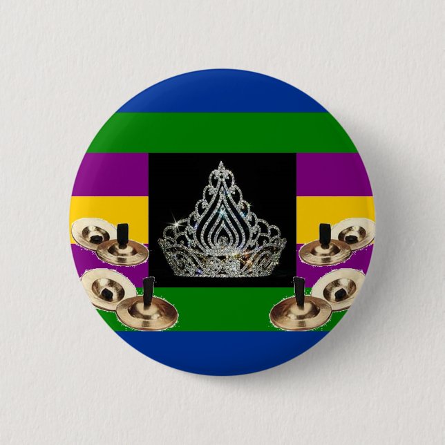 Middle-Eastern Diva Pride 6 Cm Round Badge (Front)